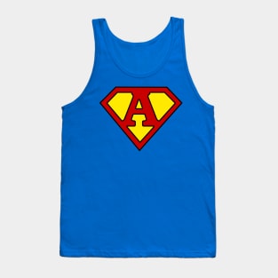 Superhero Symbol Letter A Tank Top